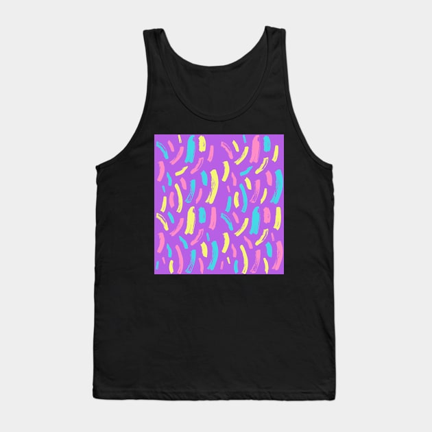 Paint a Party Pattern Tank Top by LaurenPatrick